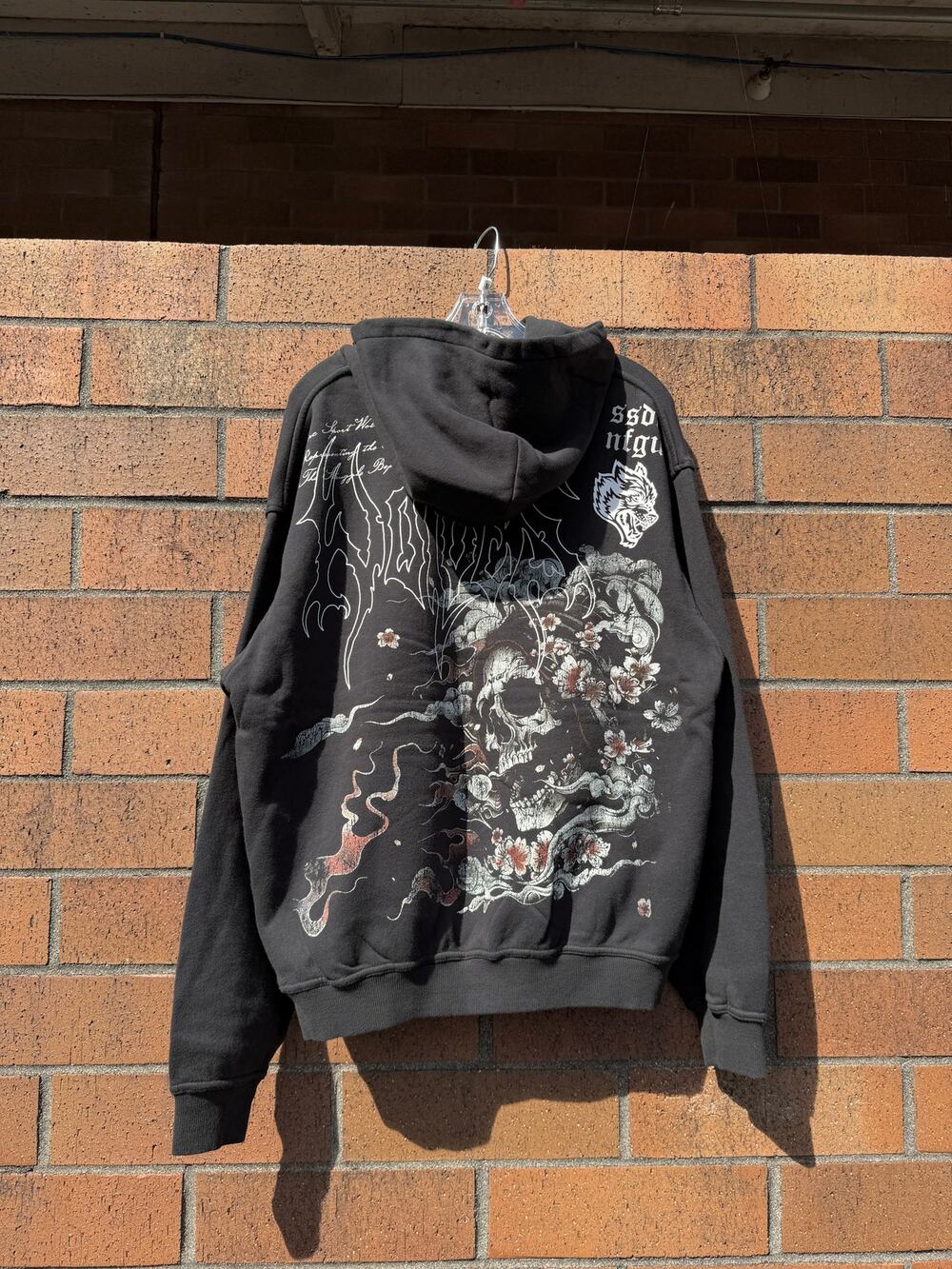 Darc Sport Shonen's Past Pierce Sweatshirt Hoodie Black Bushido Code Hanya NFGU